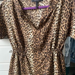 Animal print blouse